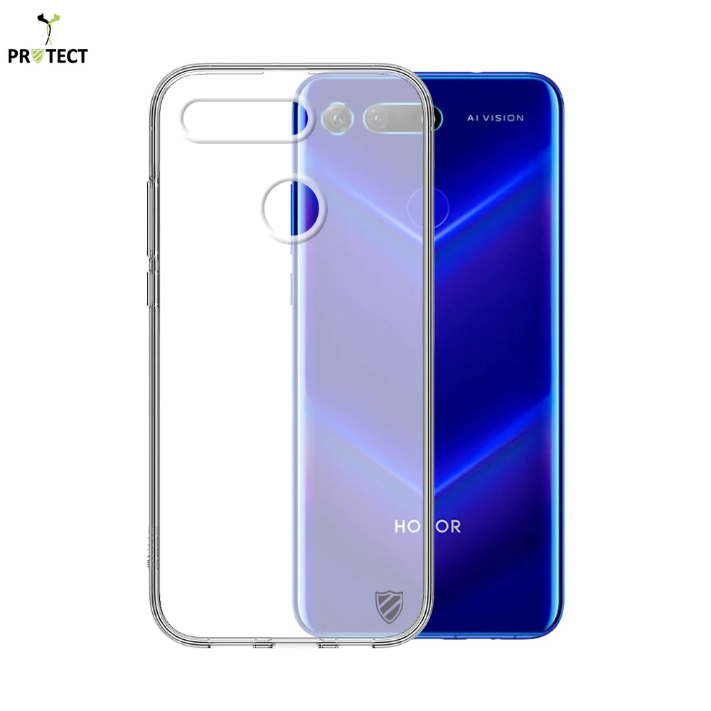 Coque Silicone PROTECT pour Honor View 20 Transparent