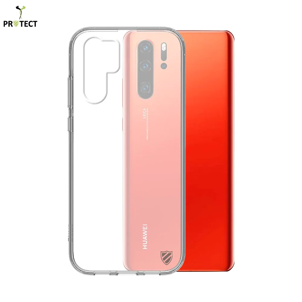 Coque Silicone PROTECT pour Huawei P30 Pro / P30 Pro New Edition Transparent