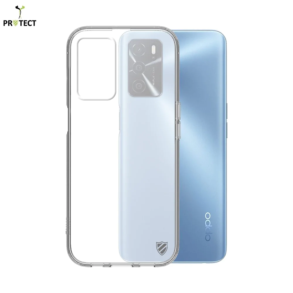Coque Silicone PROTECT pour OPPO A16 4G / A16s Transparent