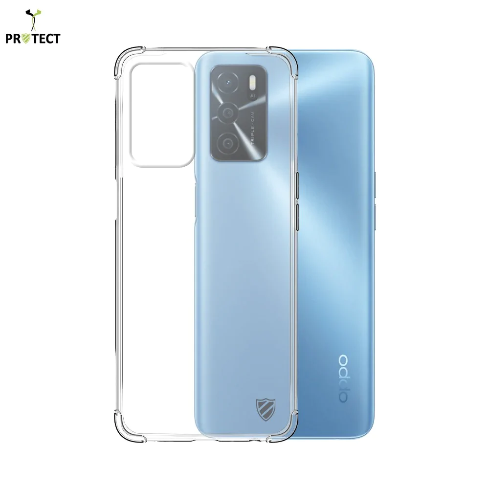 Coque Silicone Renforcée PROTECT pour OPPO A16 4G / A16s Transparent