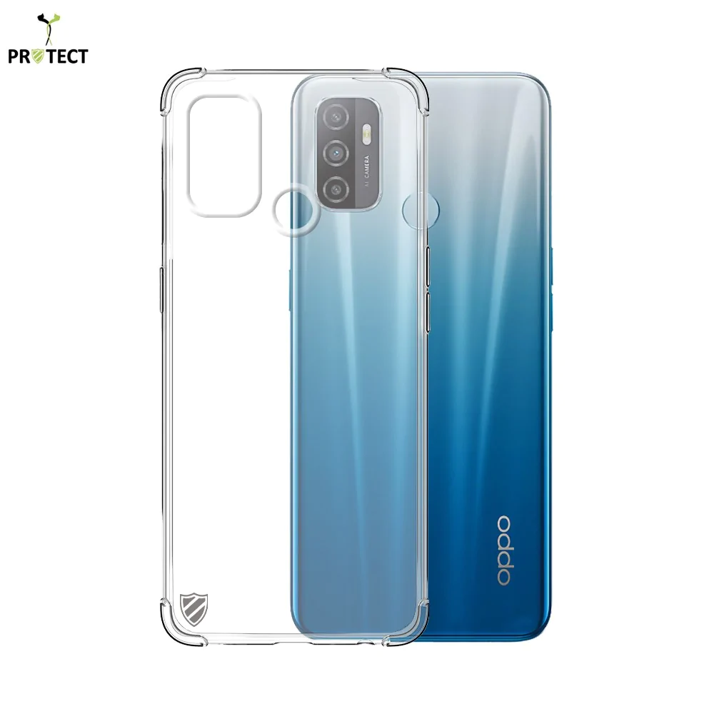 Coque Silicone Renforcée PROTECT pour OPPO A53s 2020 Transparent