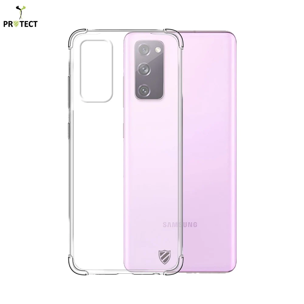 Coque Silicone Renforcée PROTECT pour Samsung Galaxy S20 FE 5G G781 / Galaxy S20 FE 4G G780 Transparent