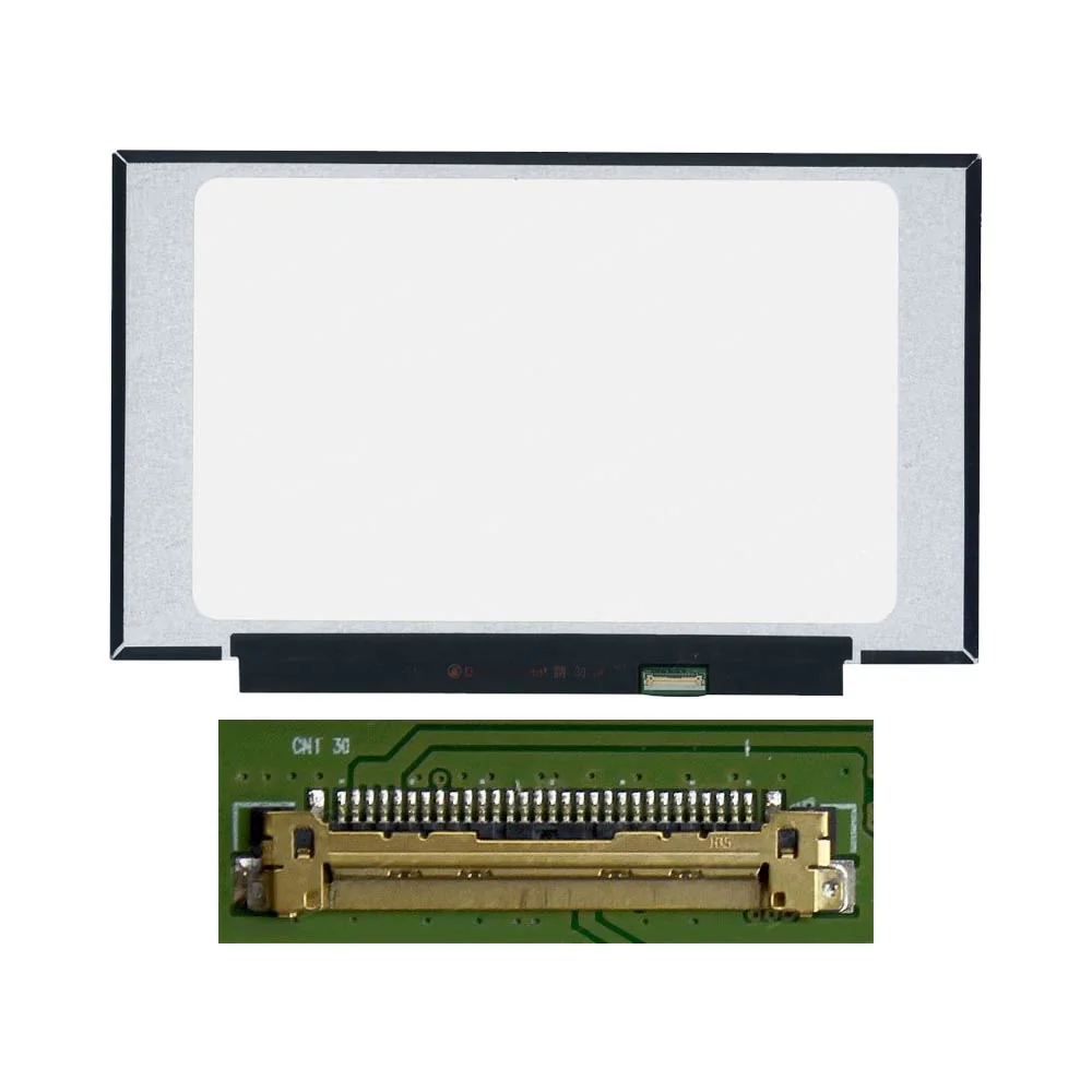 Dalle PC Portable 14.0" Slim HD (1366x768) LCD TN 60Hz, 30pin Droite, Fixation Haut Bas 315mm (N140BGA-EA4 Rev.C4) Matte
