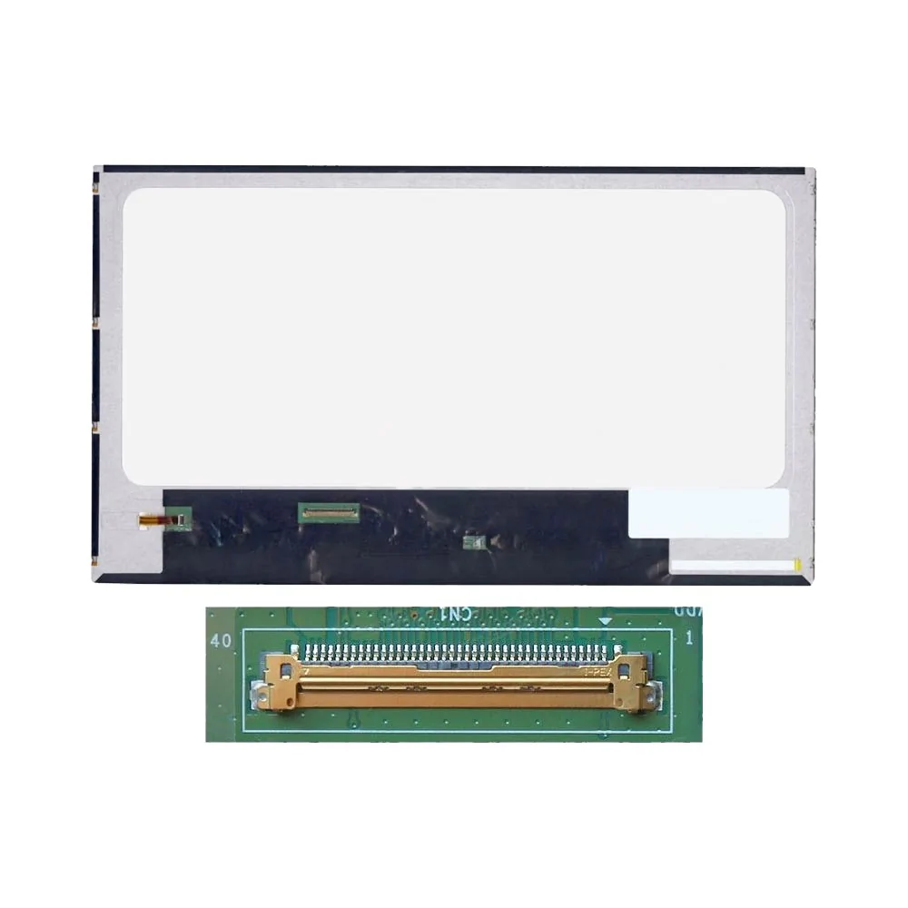 Dalle PC Portable 15.6" Fat HD (1366x768) LCD TN 60Hz, 40pin Gauche, sans Fixation 360mm (NT156WHM-N50) Glossy