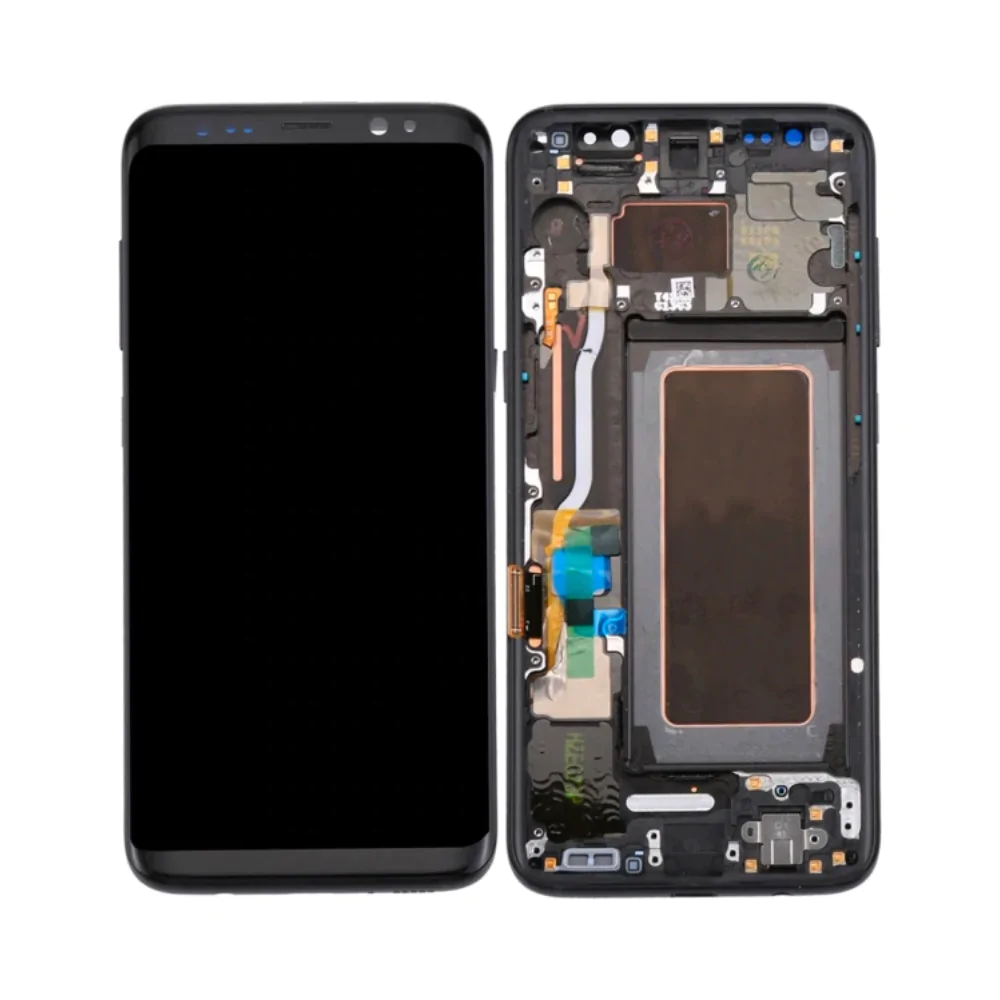 Ecran Tactile avec Châssis Samsung Galaxy S8 G950 REFURB Noir