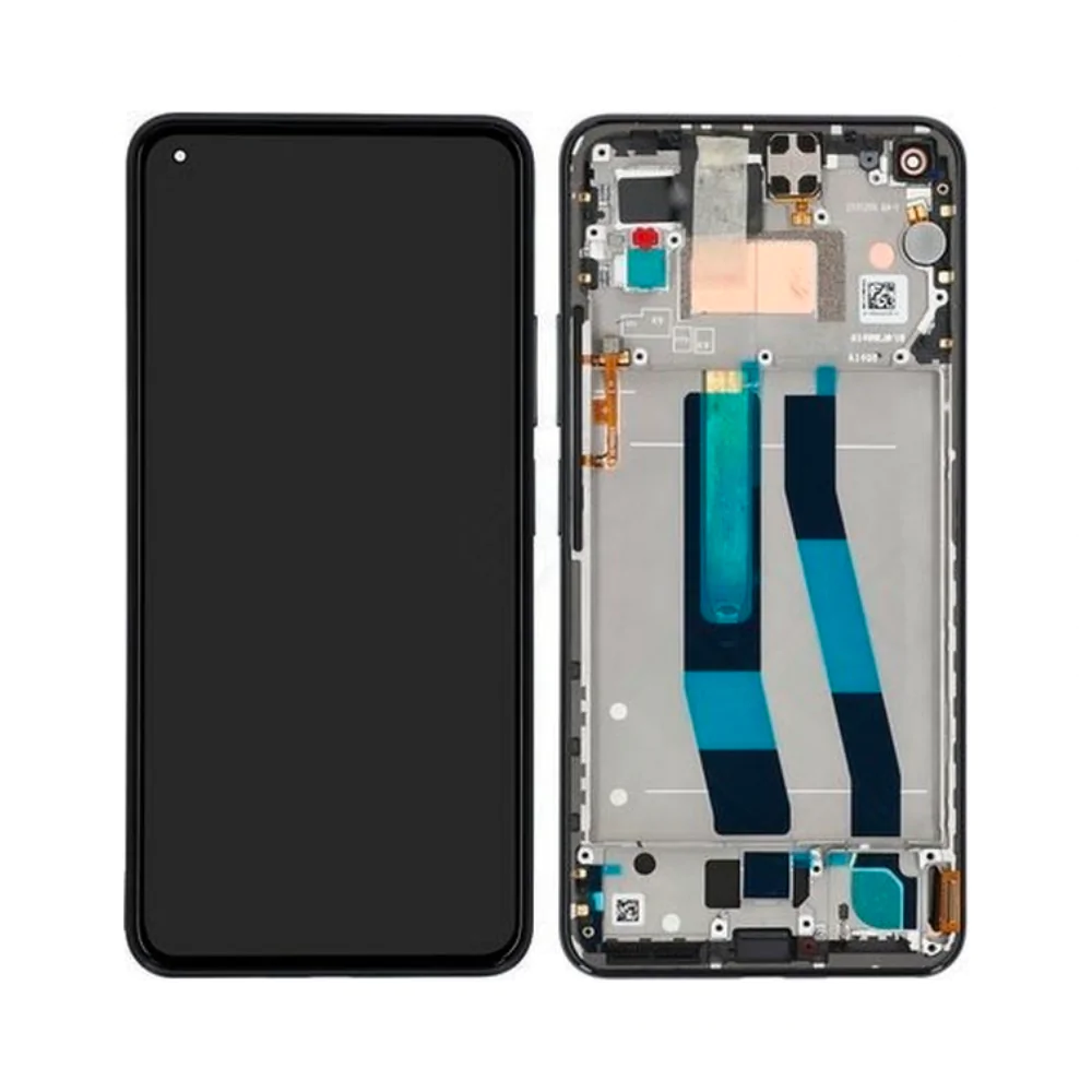 Ecran Tactile avec Châssis Xiaomi Mi 11 Lite 5G Noir Truffe