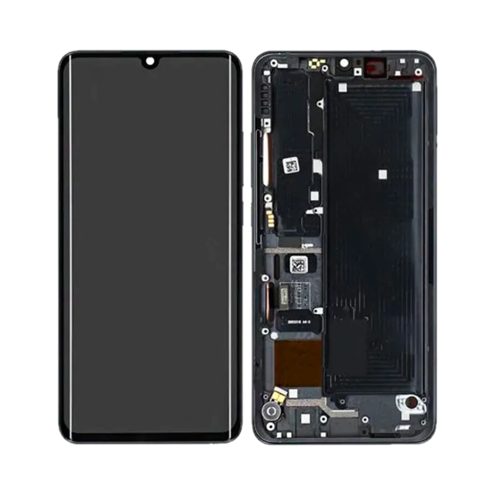 Ecran Tactile avec Châssis Xiaomi Mi Note 10 Lite Noir