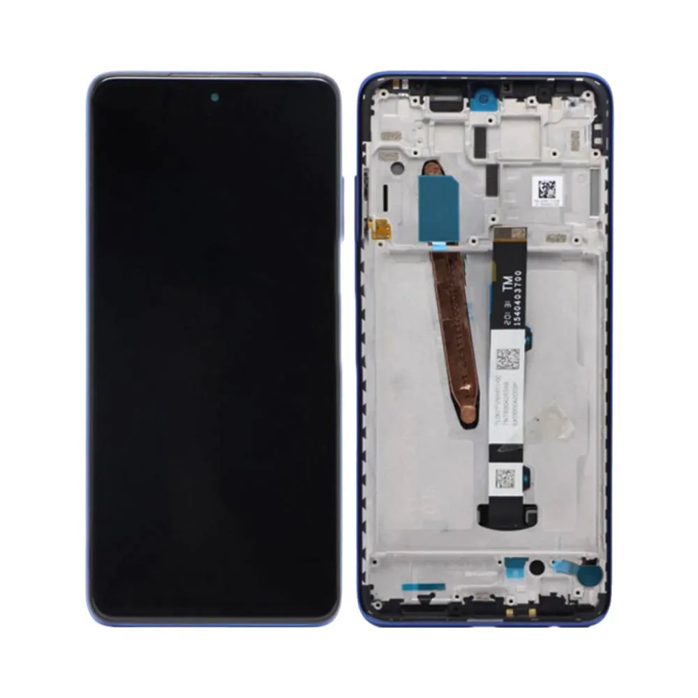 Ecran Tactile avec Châssis Xiaomi Poco X3 NFC Bleu Mer