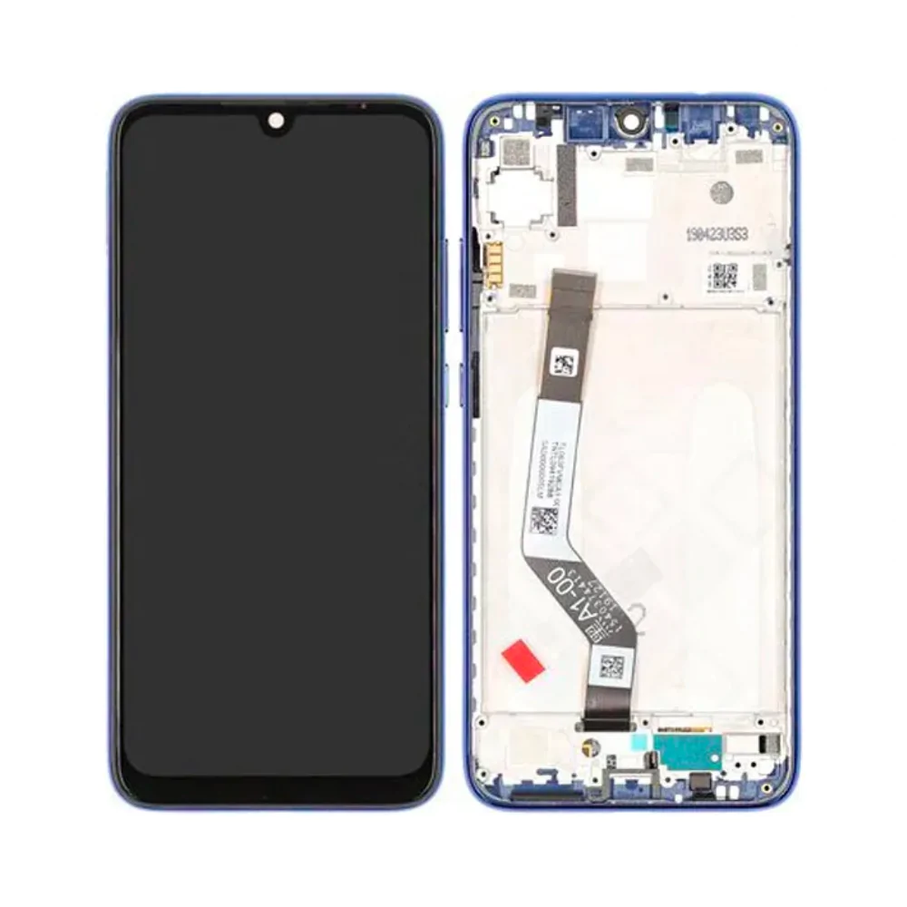 Ecran Tactile avec Châssis Xiaomi Redmi Note 7 Bleu