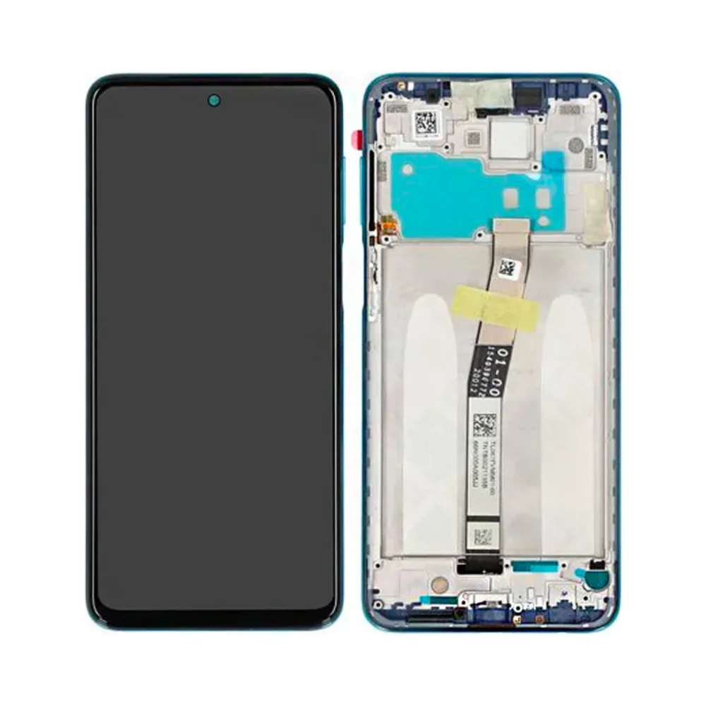 Ecran Tactile avec Châssis Xiaomi Redmi Note 9S Aurora Blue