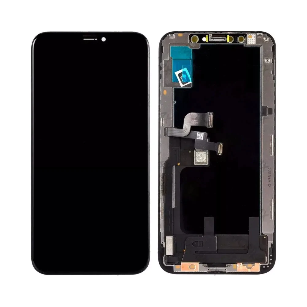 Ecran Tactile Hard Oled Partner-Pack pour Apple iPhone XS (x10) Noir