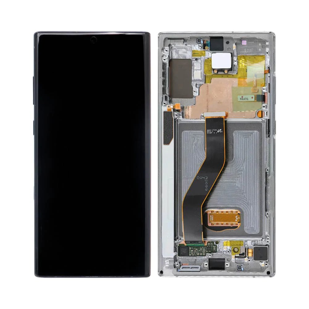 Ecran Tactile Oled avec Châssis Samsung Galaxy Note 10 Plus N975 Argent
