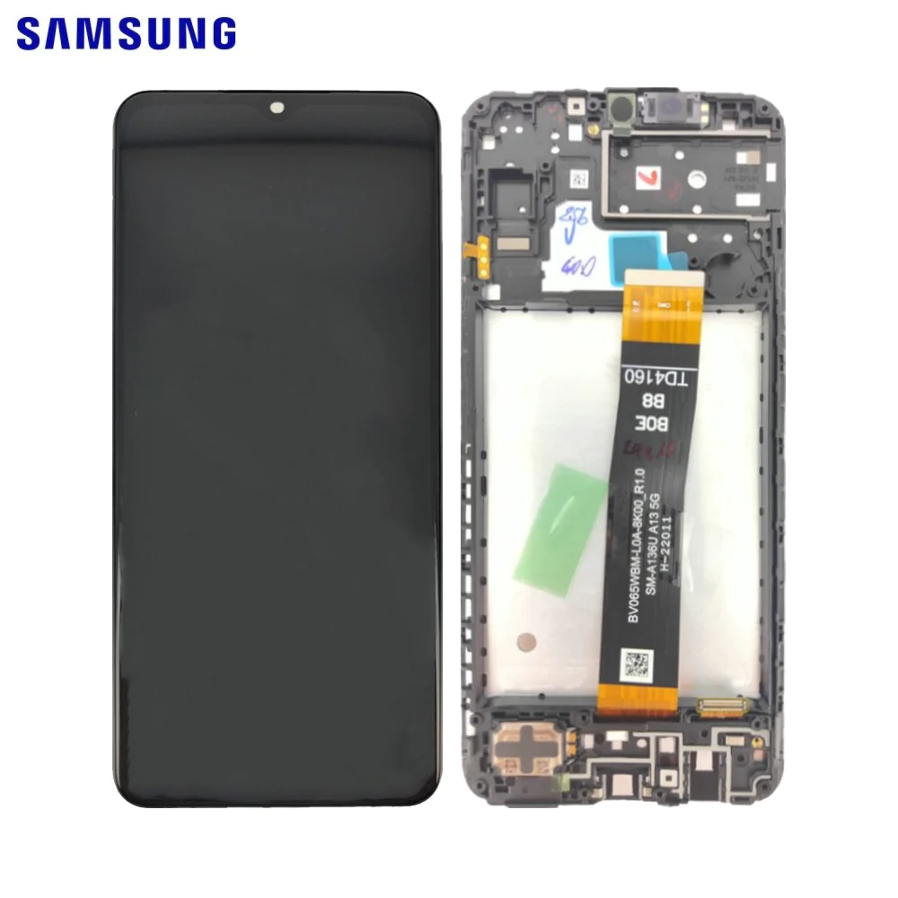Ecran Tactile Original Samsung Galaxy A13 5G A136 GH82-29077A GH82-29078A Noir