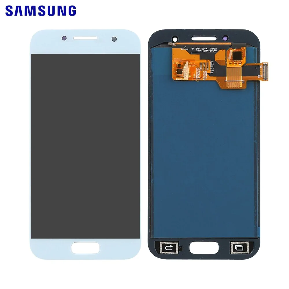 Ecran Tactile Original Samsung Galaxy A3 2017 A320 GH97-19732C GH97-19753C Bleu