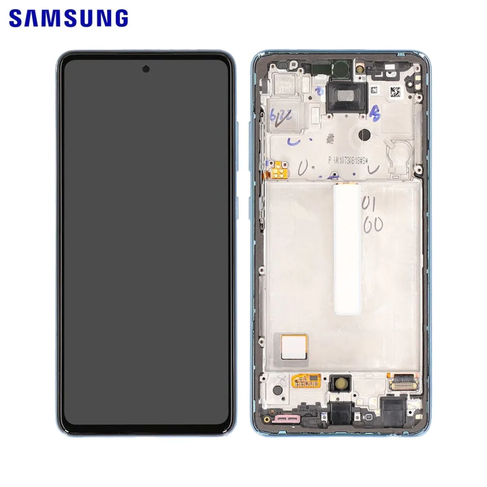 Ecran Tactile Original Samsung Galaxy A52 5G A526 / Galaxy A52 4G A525 GH82-25524B GH82-25526B GH82-25754B Awesome Blue