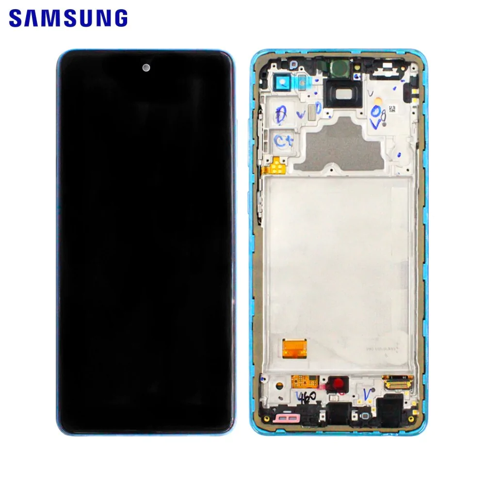 Ecran Tactile Original Samsung Galaxy A72 4G A725 GH82-25460B GH82-25463B GH82-25624B GH82-25849B Awesome Blue