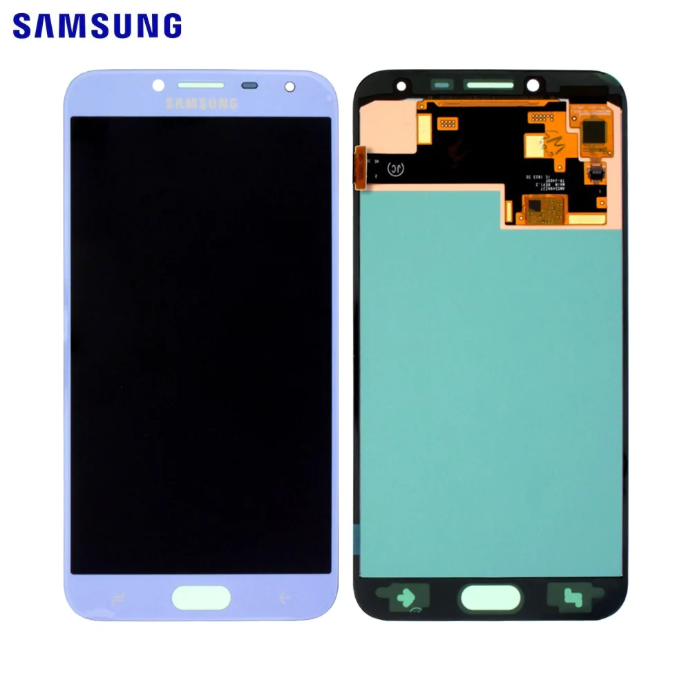 Ecran Tactile Original Samsung Galaxy J4 J400 GH97-21915C GH97-22084C Bleu Ciel