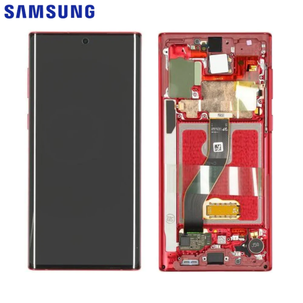 Ecran Tactile Original Samsung Galaxy Note 10 N970 GH82-20818E Rouge