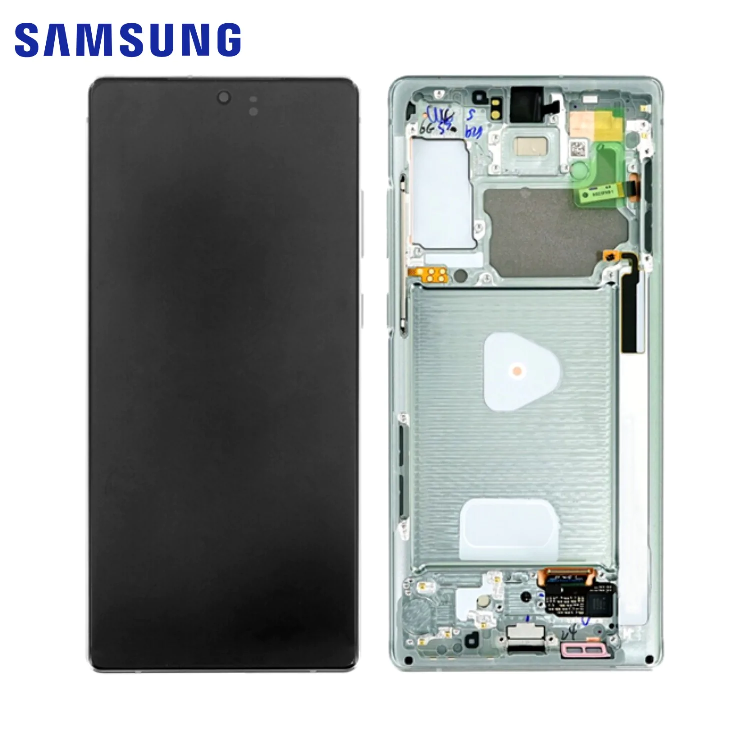 Ecran Tactile Original Samsung Galaxy Note 20 5G N981 / Galaxy Note 20 N980 GH82-23495C GH82-23733C Vert Mystique