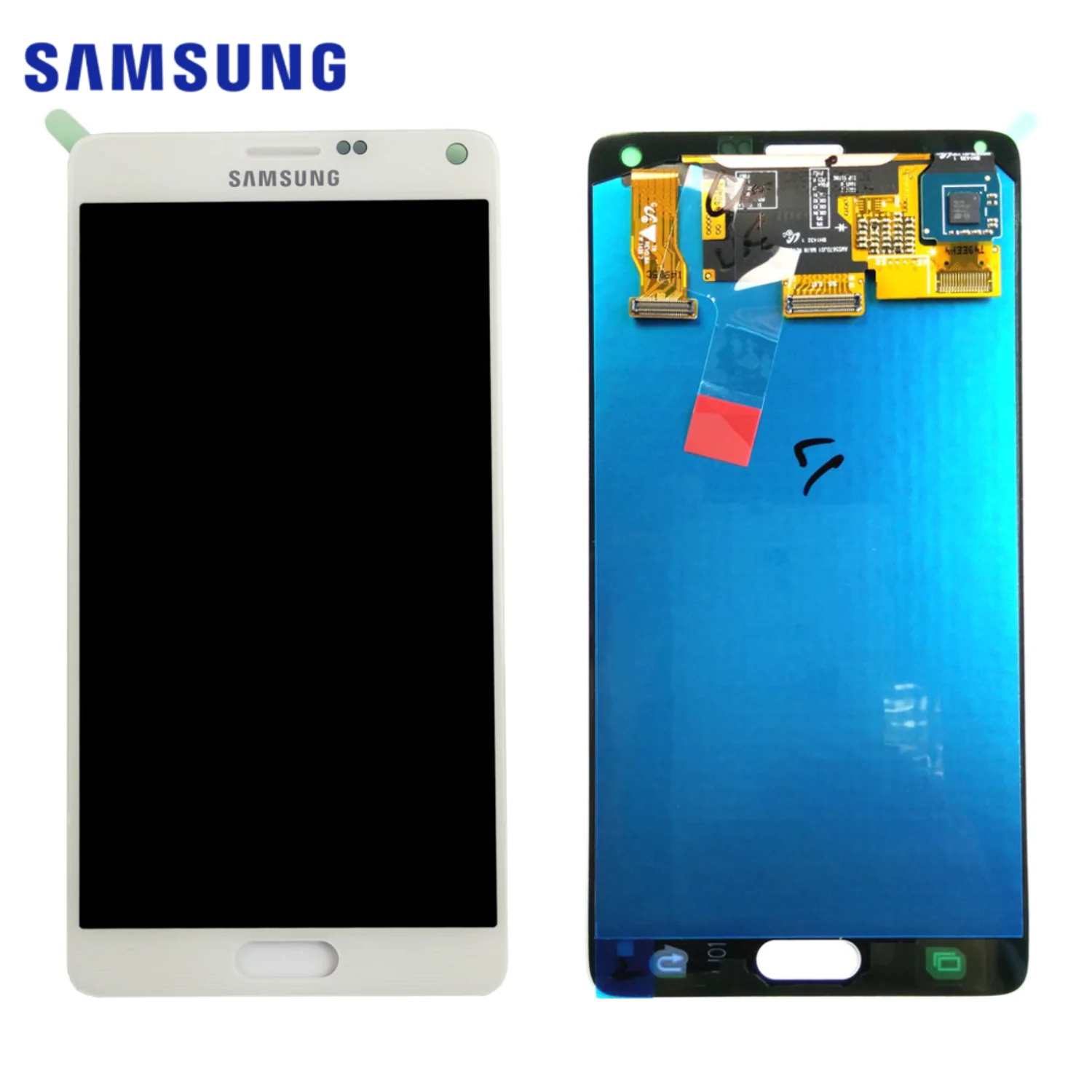 Ecran Tactile Original Samsung Galaxy Note 4 N910 GH97-16565A Blanc