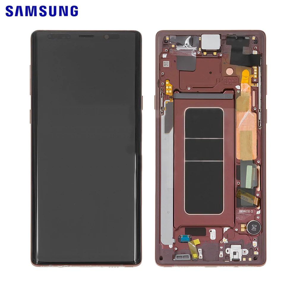 Ecran Tactile Original Samsung Galaxy Note 9 N960 GH82-23737D GH97-22269D GH97-22270D Marron
