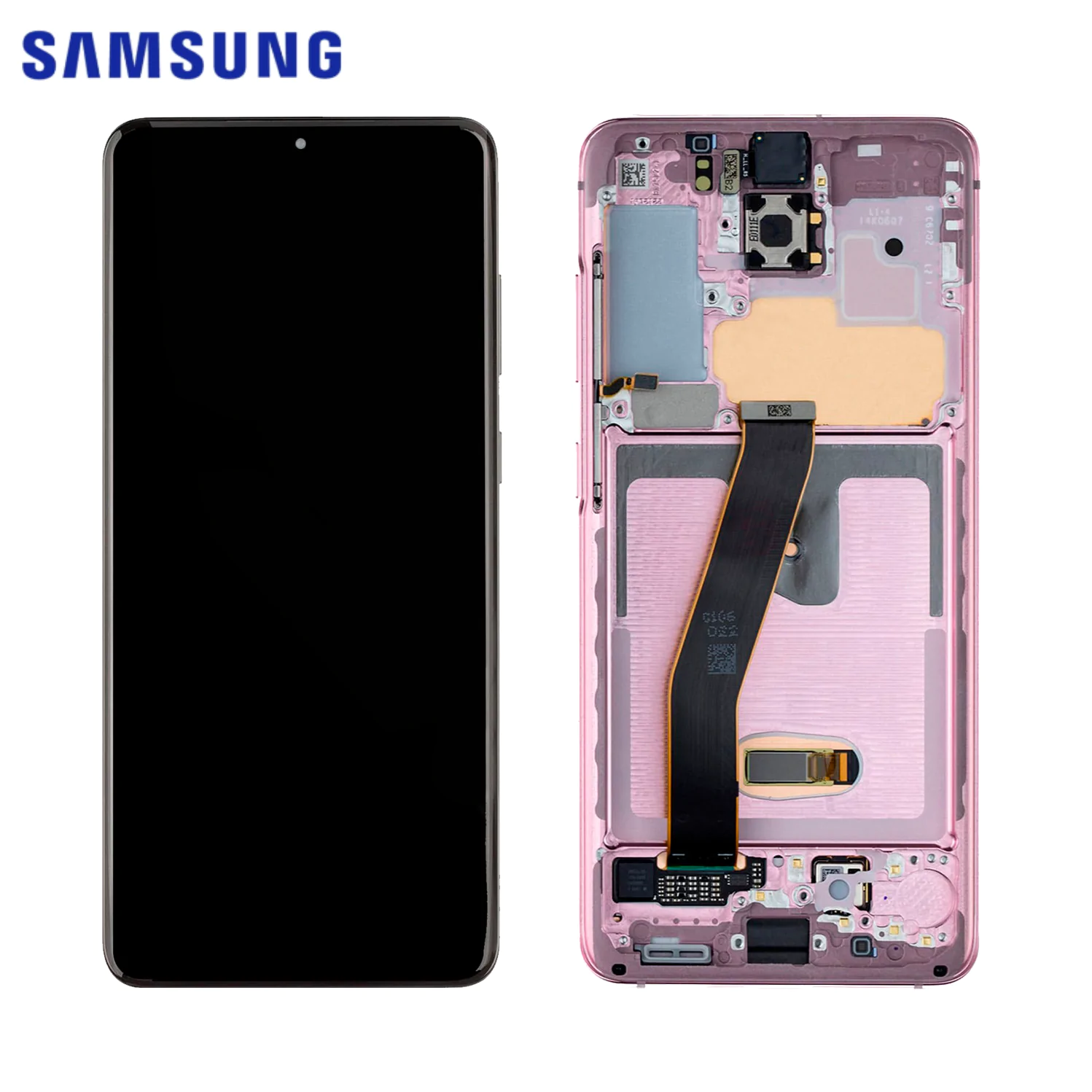 Ecran Tactile Original Samsung Galaxy S20 G980 / Galaxy S20 5G G981 GH82-22123C GH82-22131C Rose