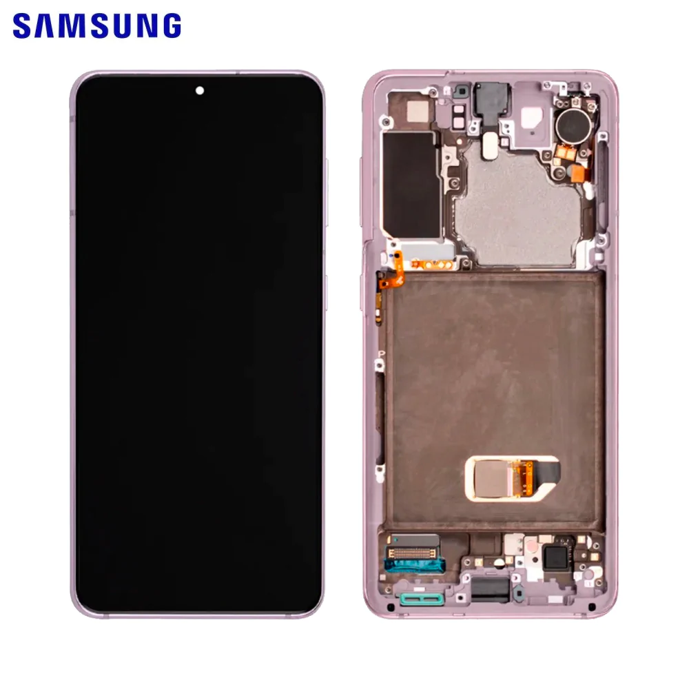 Ecran Tactile Original Samsung Galaxy S21 5G G991 GH82-24544B GH82-24545B Phantom Violet