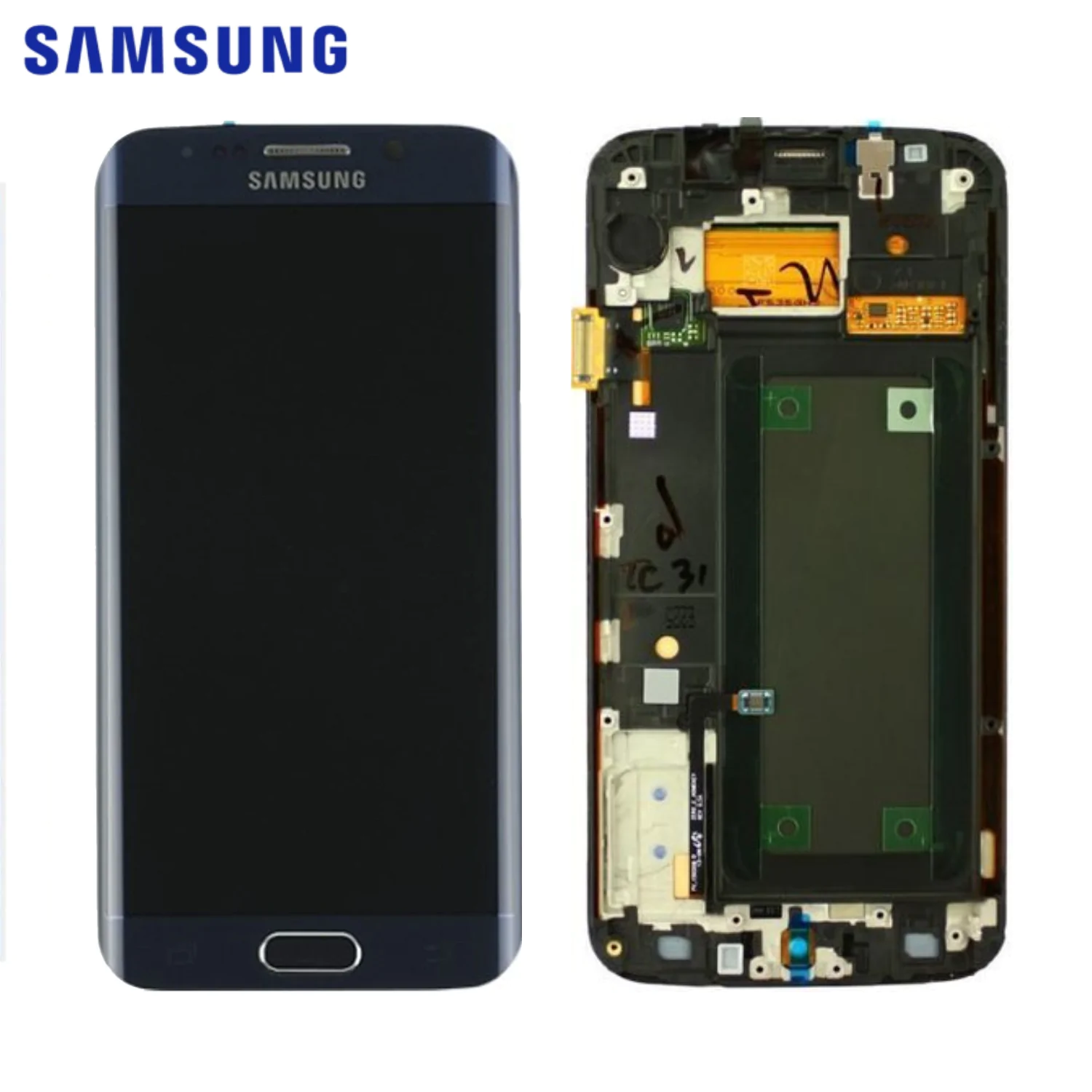Ecran Tactile Original Samsung Galaxy S6 Edge G925 GH97-17162A GH97-17317A GH97-17334A Noir
