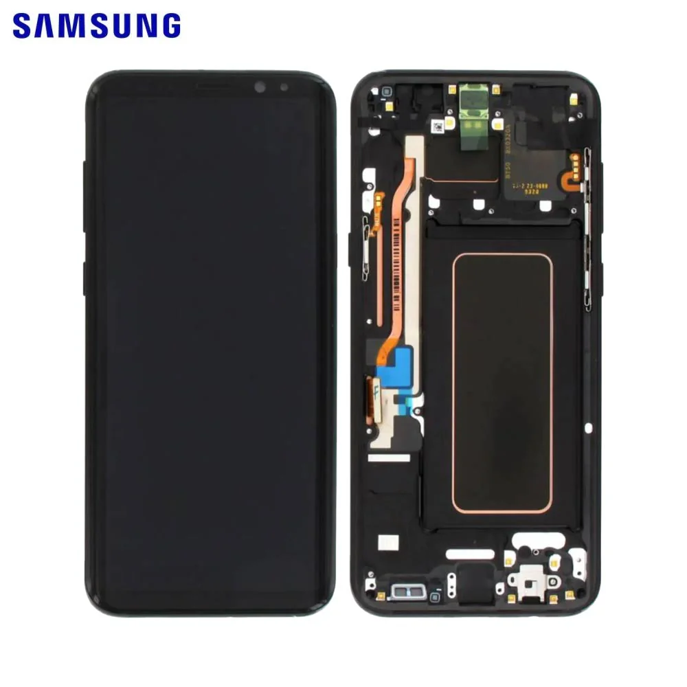 Ecran Tactile Original Samsung Galaxy S8 Plus G955 GH97-20470A GH97-20564A GH97-20565A Noir Carbone