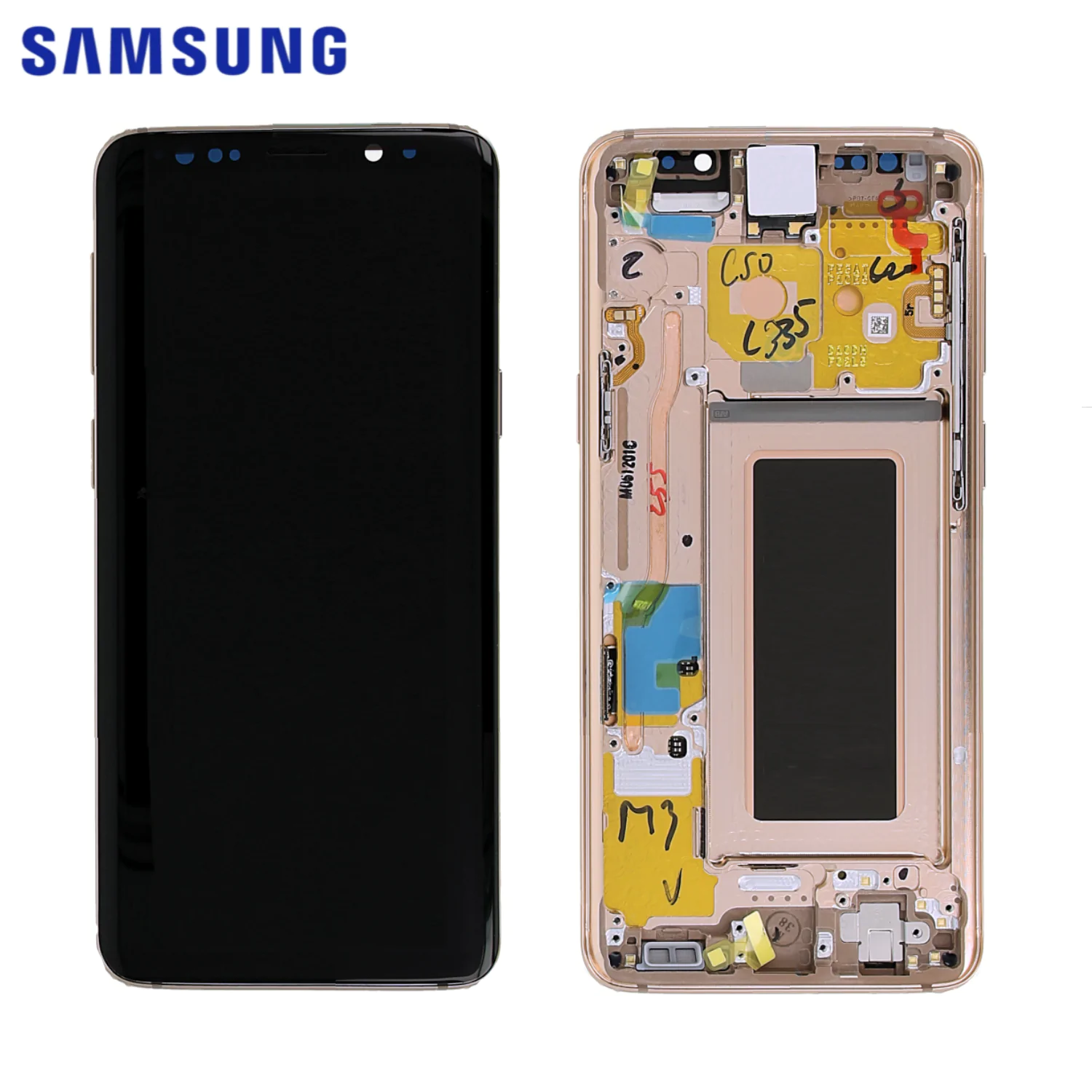 Ecran Tactile Original Samsung Galaxy S9 G960 GH97-21696E GH97-21697E Rose Gold