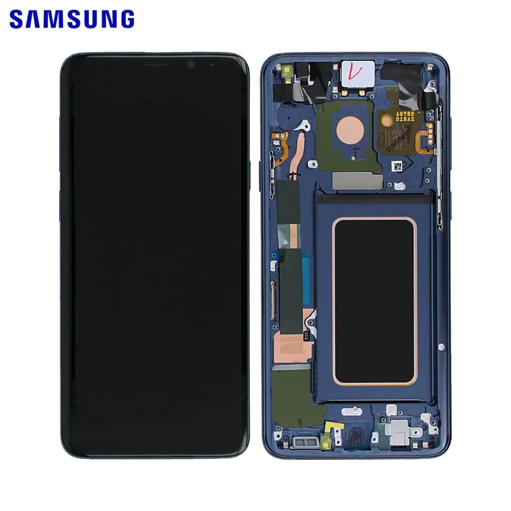Ecran Tactile Original Samsung Galaxy S9 Plus G965 GH97-21691D GH97-21692D Bleu