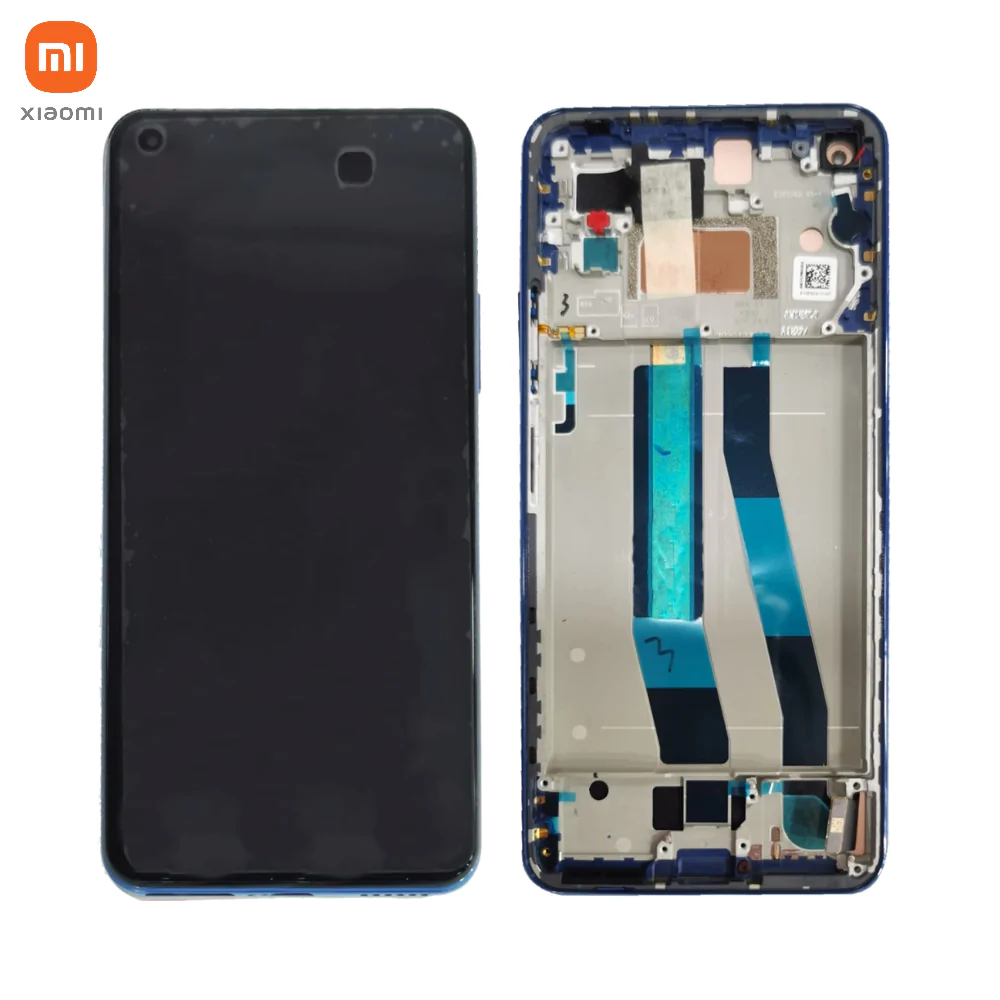 Ecran Tactile Original Xiaomi Mi 11 Lite 4G 5600040K9A00 56000C0K9A00 Bleu Bubblegum