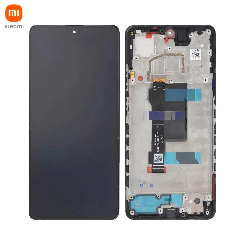 Ecran Tactile Original Xiaomi Redmi Note 12 Pro 5G 5600010M1600 Noir