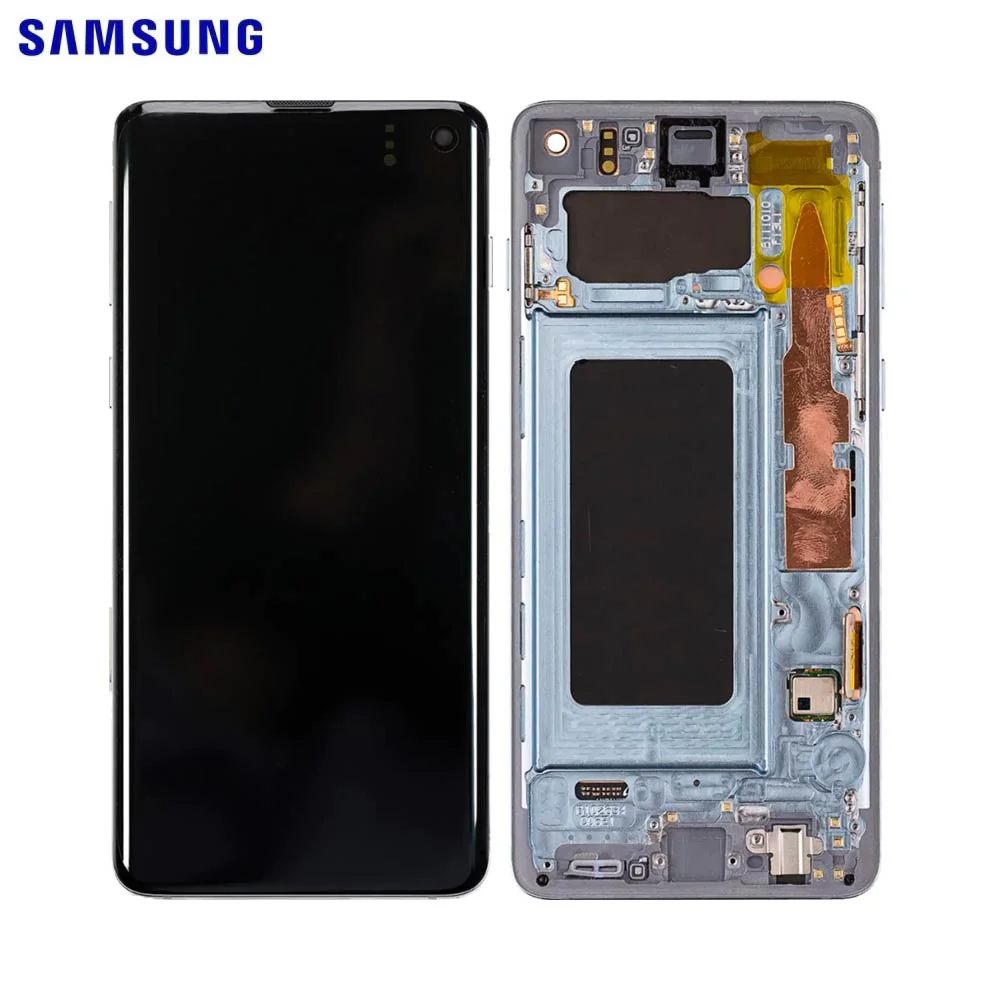 Ecran Tactile Original Samsung Galaxy S10 G973 GH82-18835C GH82-18850C Bleu
