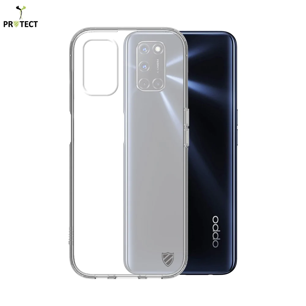 Coque Silicone PROTECT pour OPPO A72 4G / A52/A92 Transparent