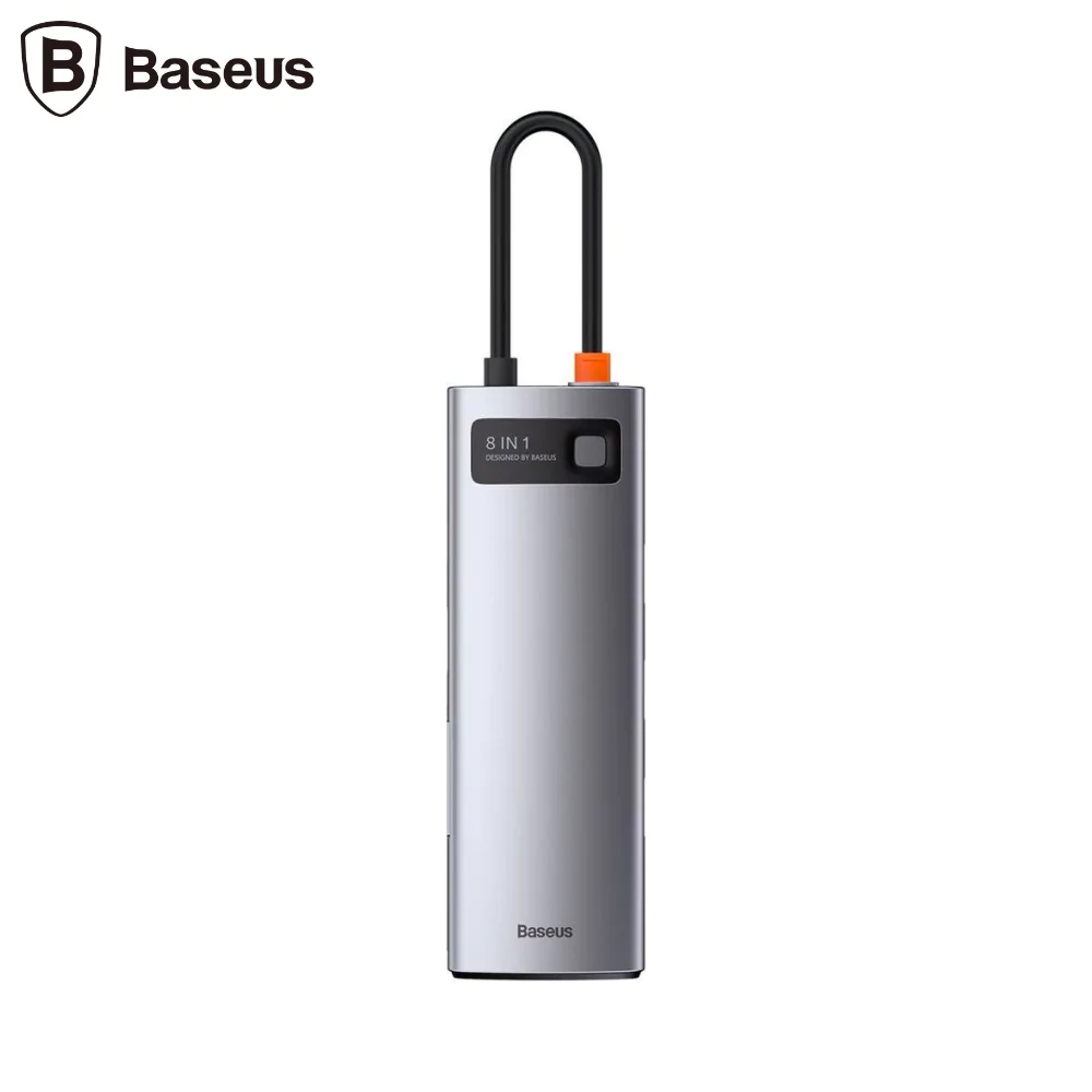 Hub Baseus CAHUB-CV0G USB-C 8 en 1