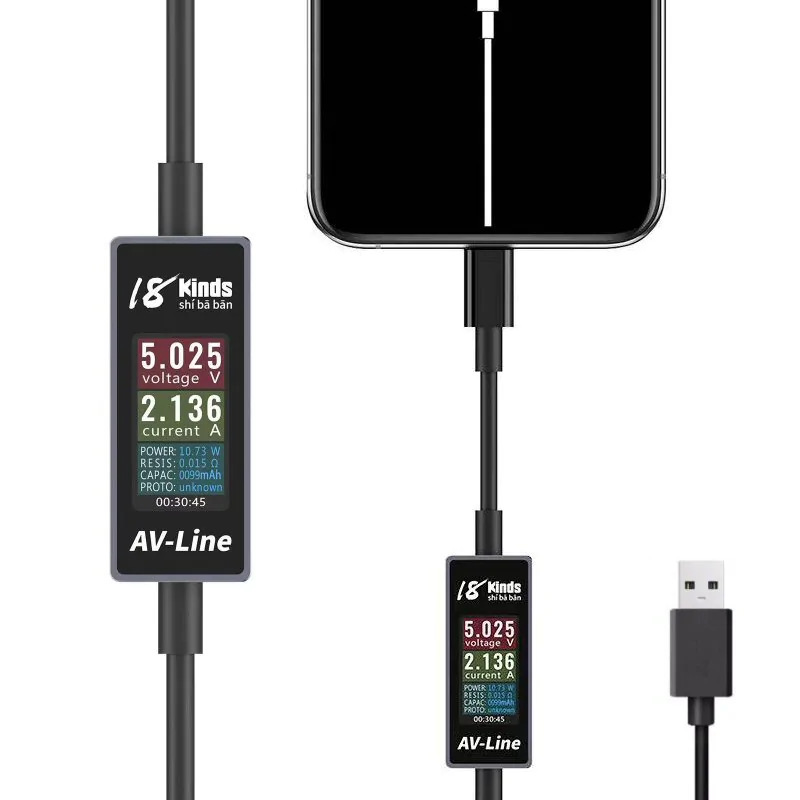 Outil de Diagnostic 18 Kinds AV-Line Lightning vers Type-C pour iPhone, iPad & iPod