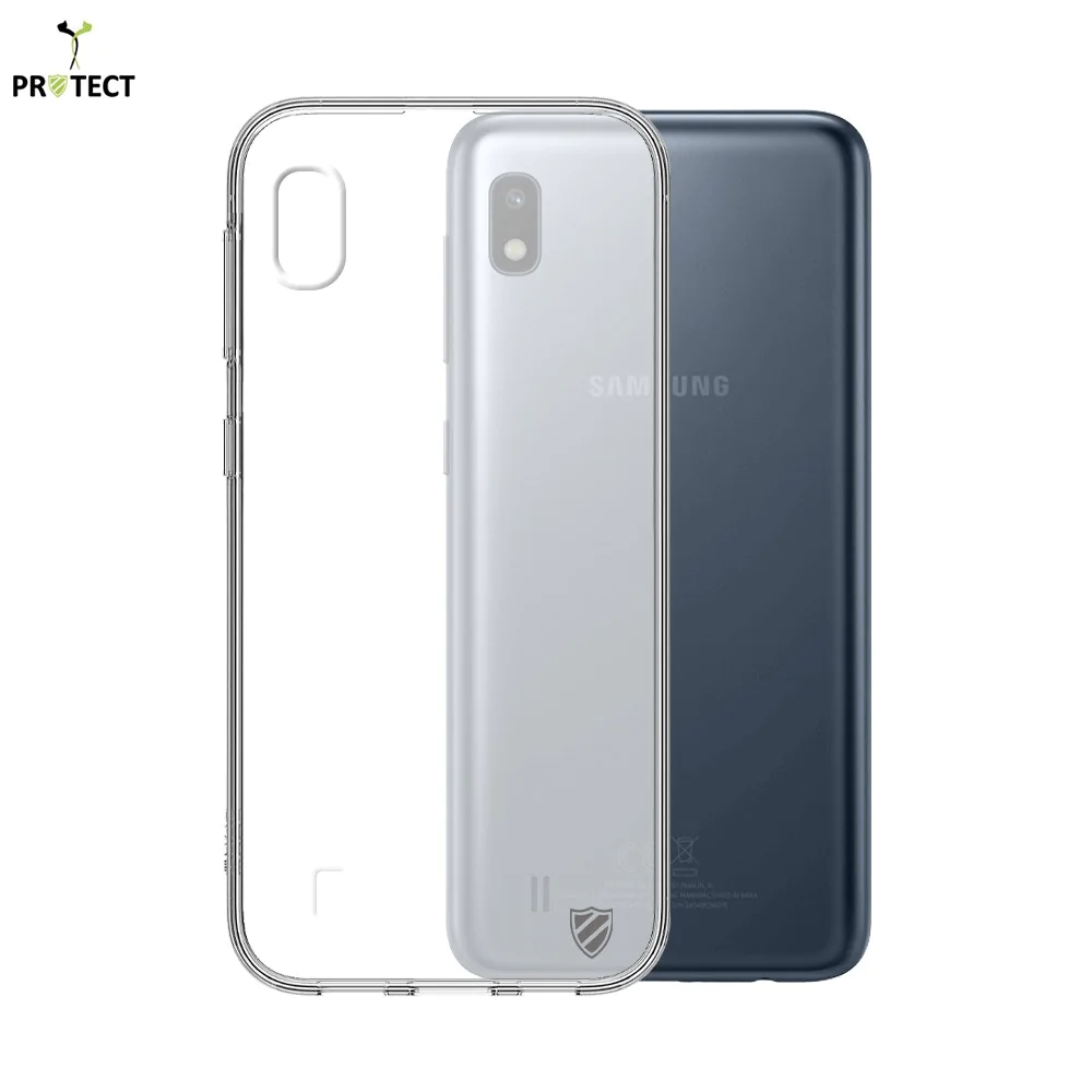 Pack de 10 Coques Silicone PROTECT pour Samsung Galaxy A10 A105 Bulk Transparent