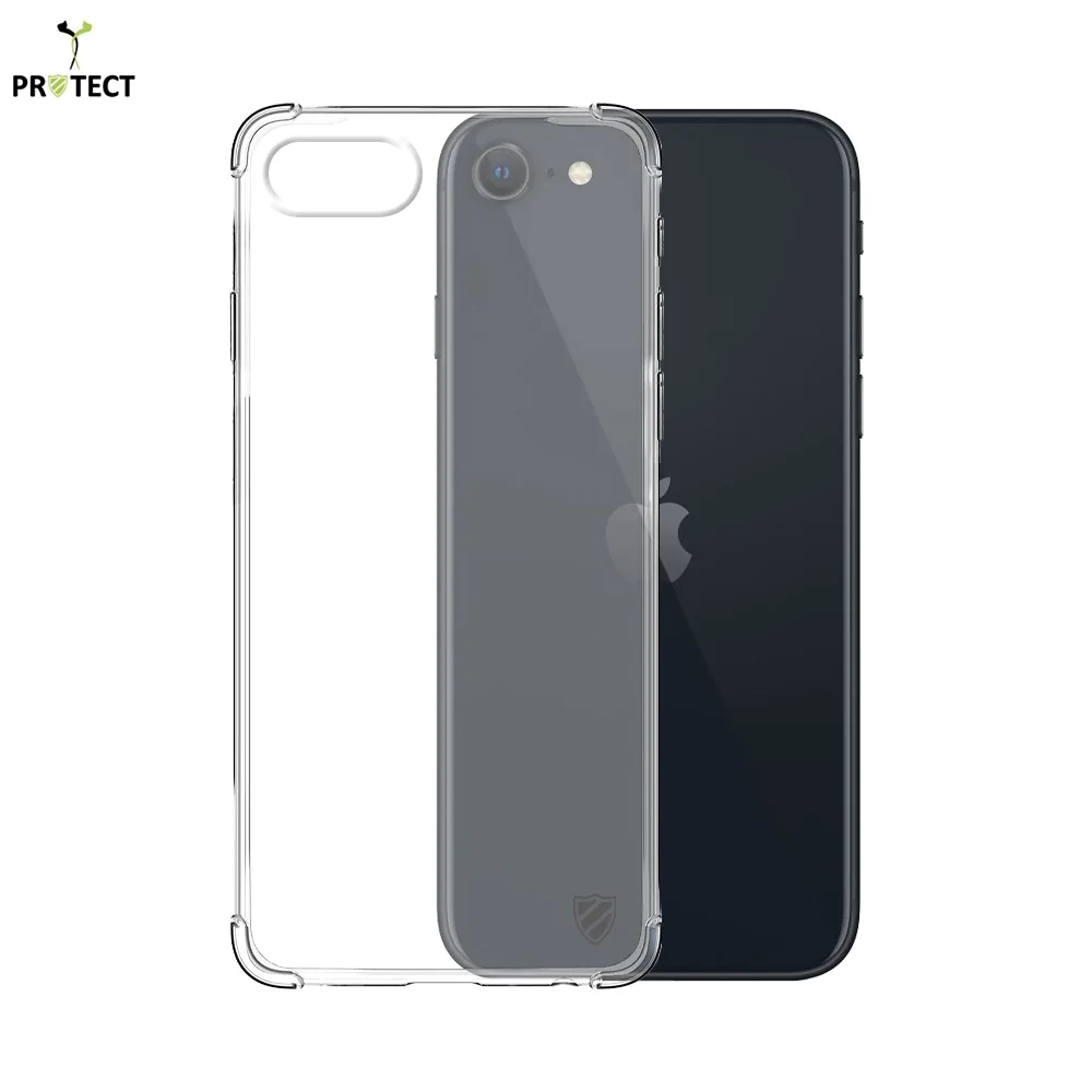 Pack de 10 Coques Silicone Renforcée PROTECT pour Apple iPhone 7 / iPhone 8/iPhone SE (2nd Gen)/iPhone SE (3e Gen) Bulk Transparent