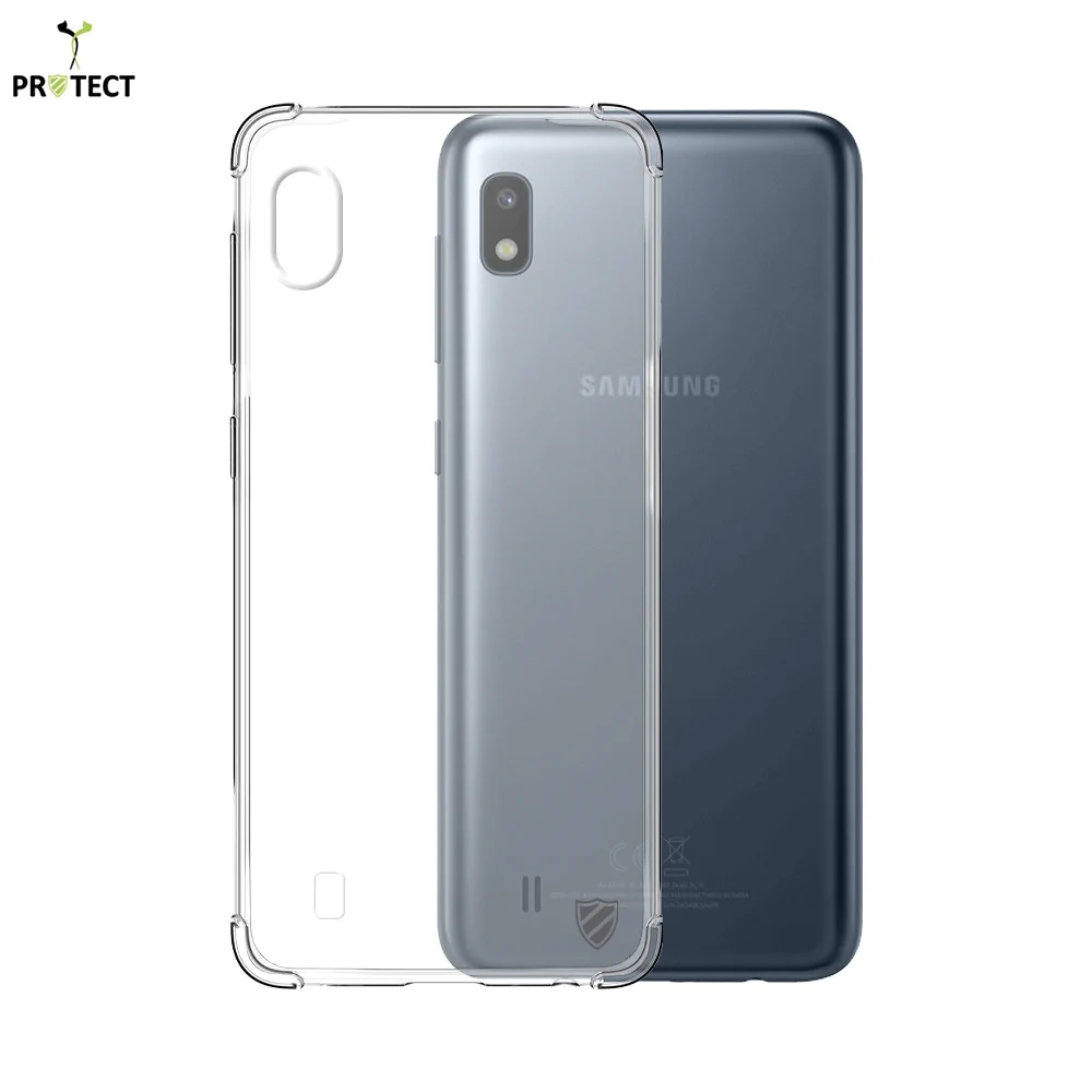 Pack de 10 Coques Silicone Renforcée PROTECT pour Samsung Galaxy A10 A105 Bulk Transparent