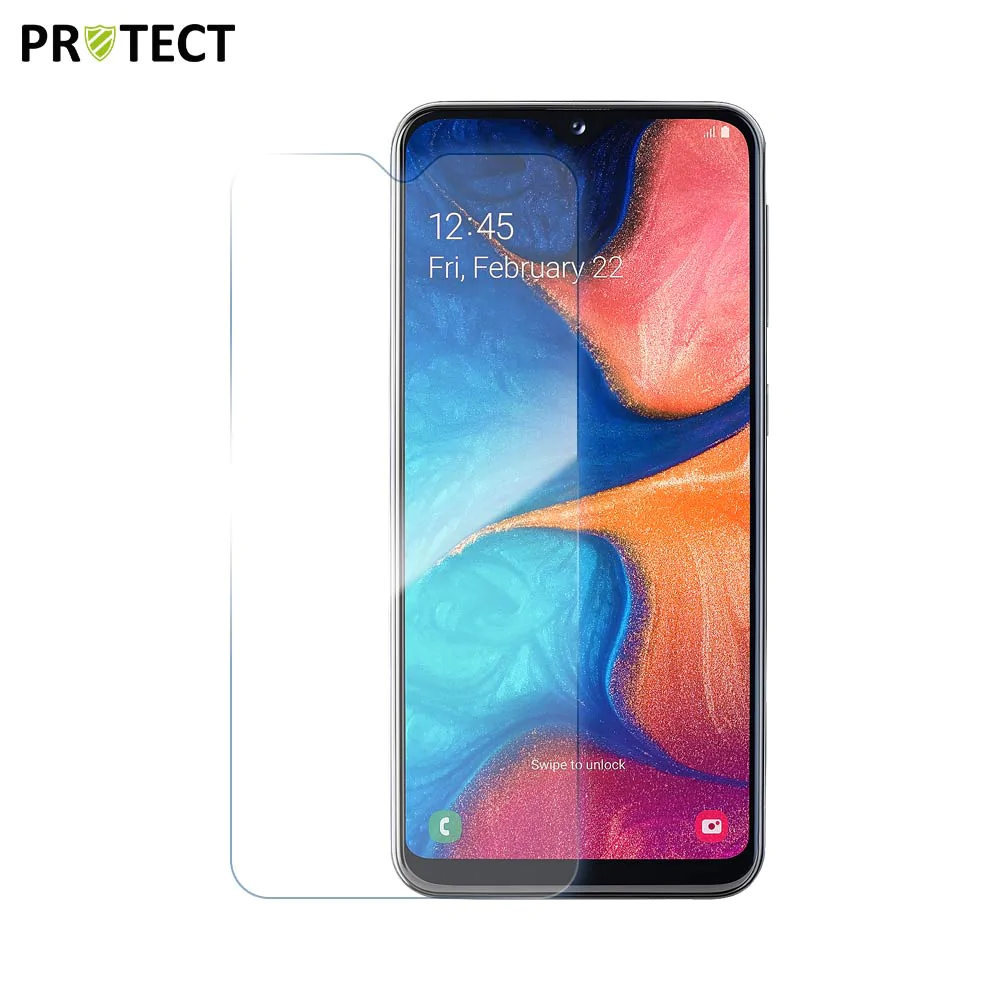 Pack Verre Trempé Classique PROTECT pour Samsung Galaxy A20e A202 x10 Transparent