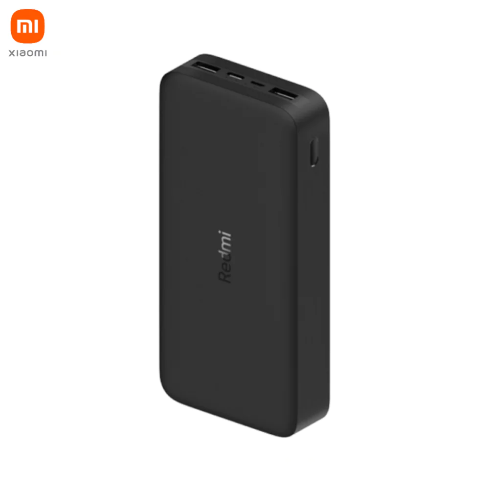Batterie Externe Power Bank Xiaomi 20000 mAh Redmi 18W Fast Charge Noir