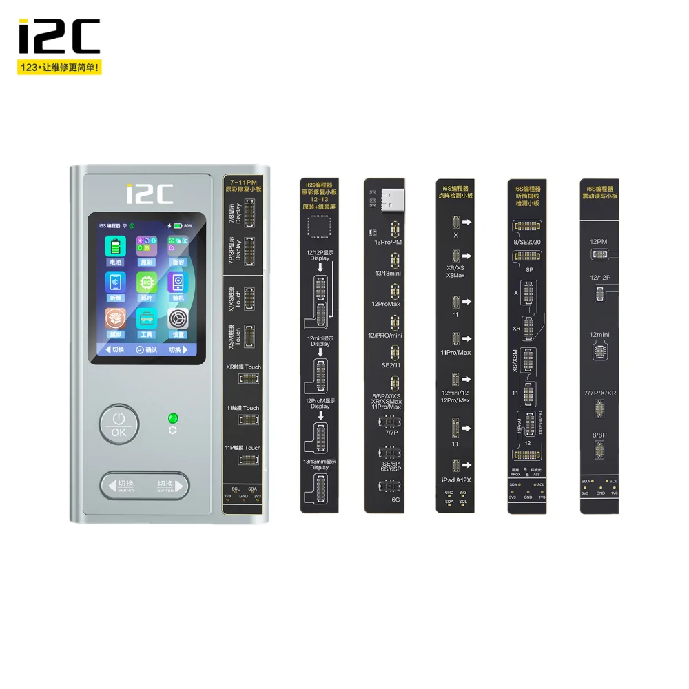 Programmeur I2C i6S Multifonction (Jailbreak, True Tone, Face ID & Battery) pour iPhone 4-13 Series