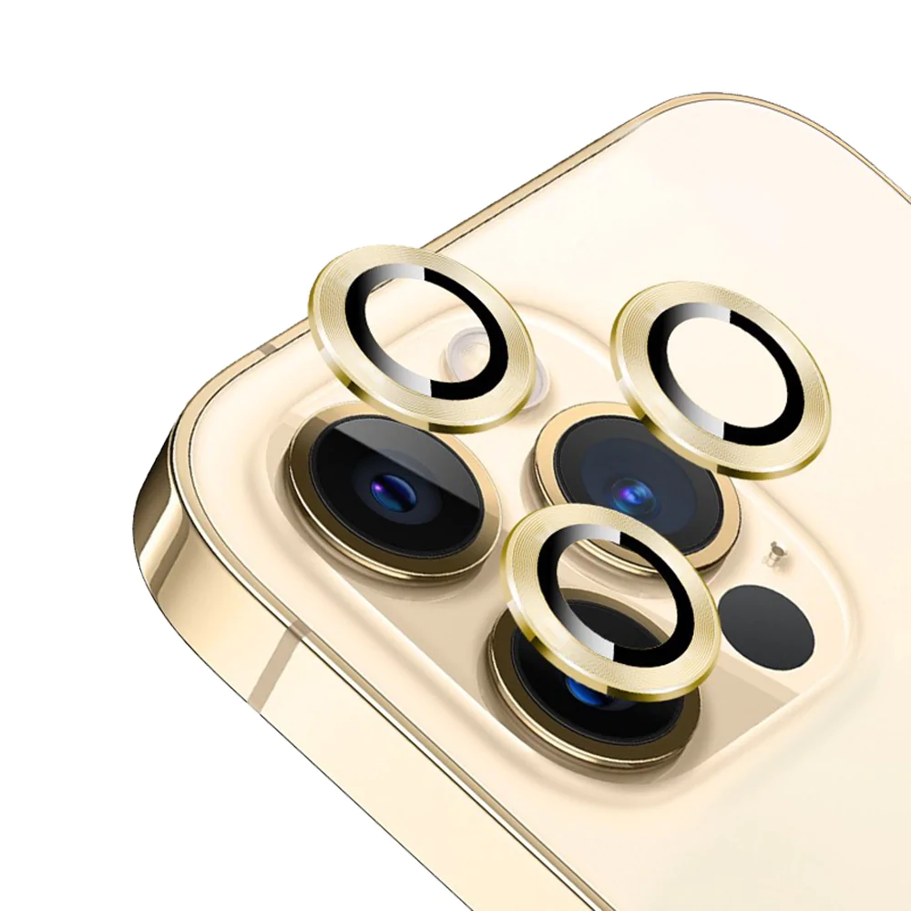Protection Lentille Apple iPhone 13 Pro Max / iPhone 13 Pro (3) Gold