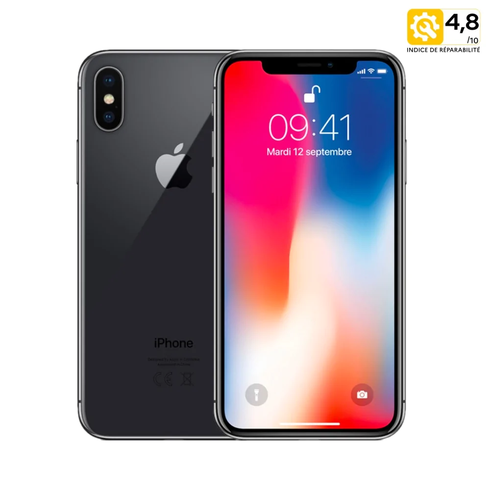 Smartphone Apple iPhone X 64GB Grade AB Gris Sideral