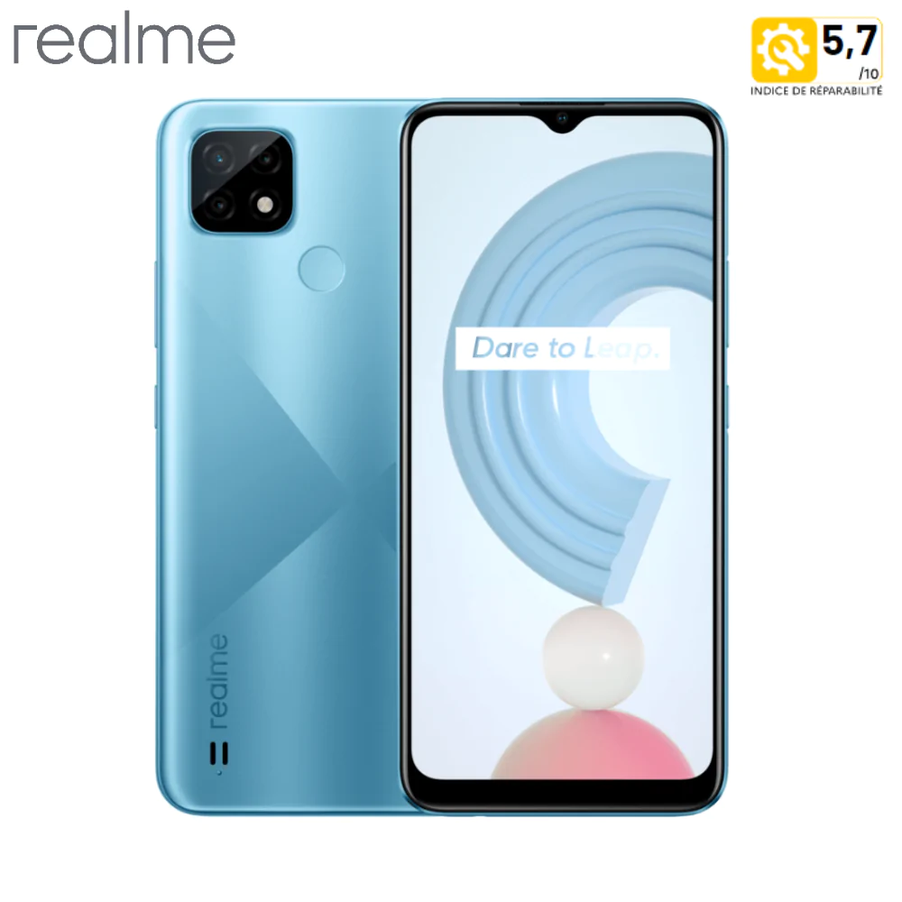 Smartphone Realme C21 Dual Sim 3GB RAM 32GB Bleu Hache