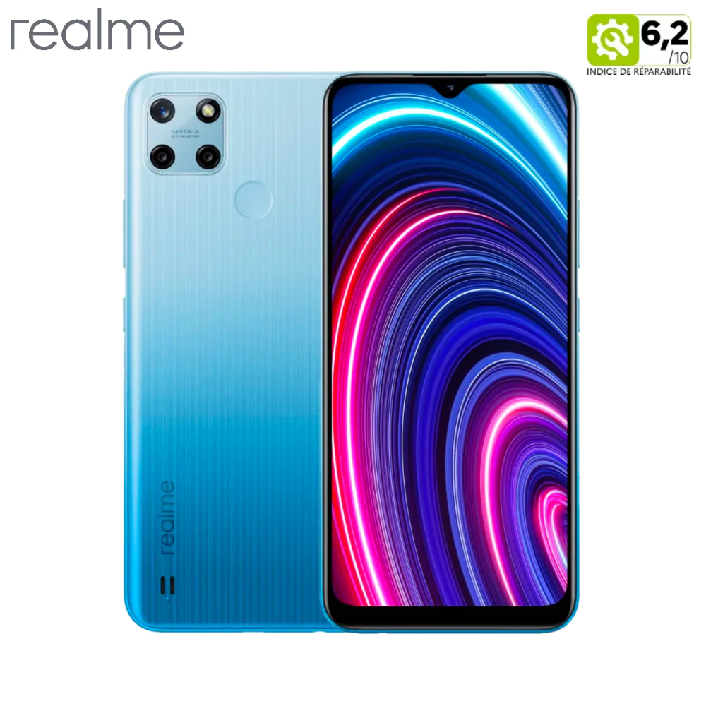 Smartphone Realme C25Y 4GB RAM 64GB Bleu Glacier