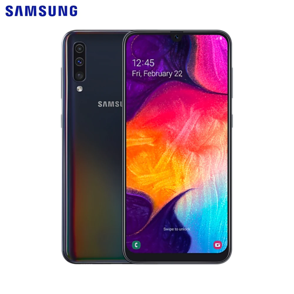 Smartphone Samsung Galaxy A50 A505 128GB Grade D (CASSÉ) Noir