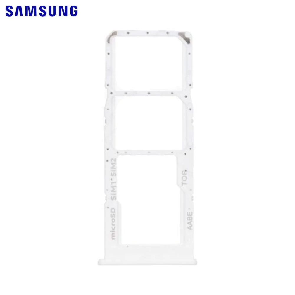 Tiroir SIM Original Samsung Galaxy A12 A125 / Galaxy A12 Nacho A127 GH98-46124B Blanc