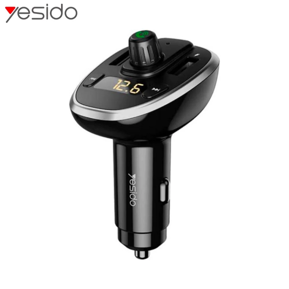 Transmetteur FM Bluetooth & Chargeur Voiture Yesido Y39